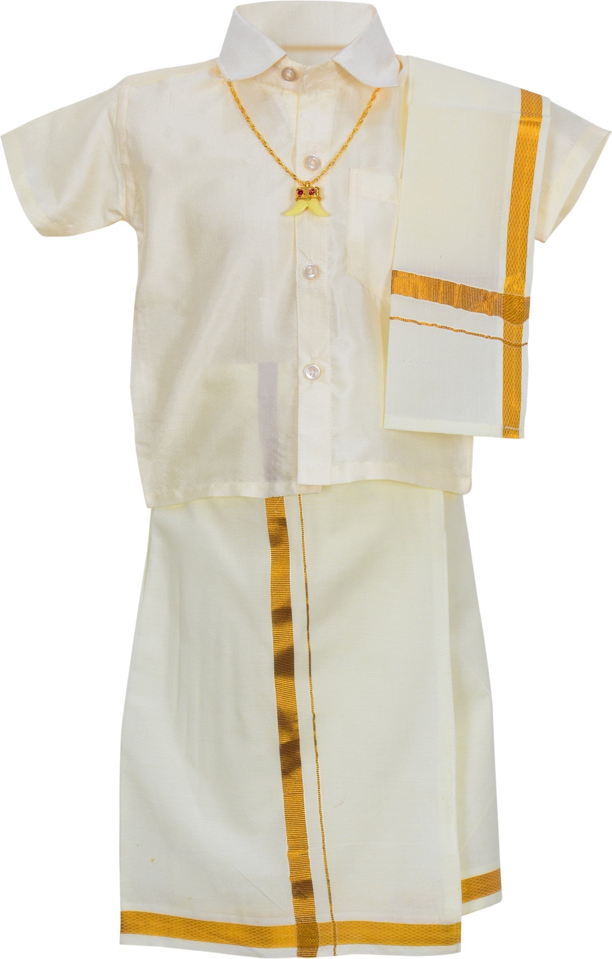 Baby Boys Dhoti & Kurta Set Cream- Quality and Stylish