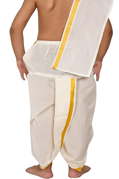 Cotton Kasavu Veshti Mundu Dhoti - Quality and Stylish