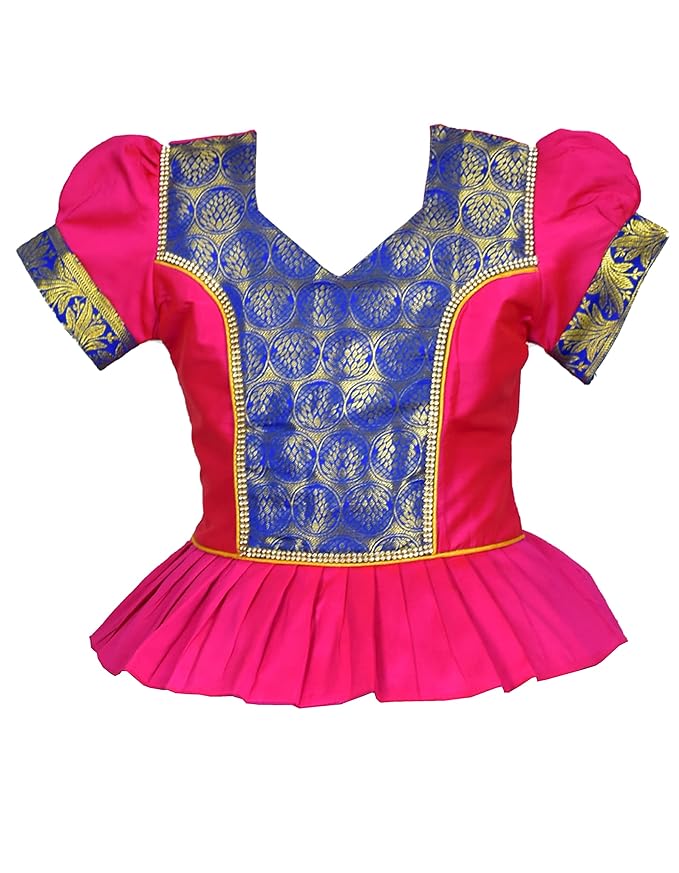 Pattu Pavadai Lehenga Choli-ElaaPink- Make her Beautiful