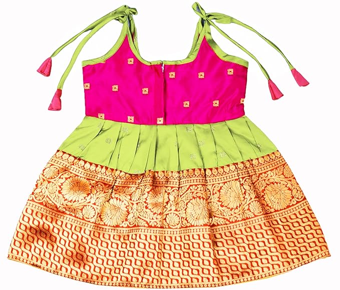 Pattu Frock-PWFPink- Just Dropped !