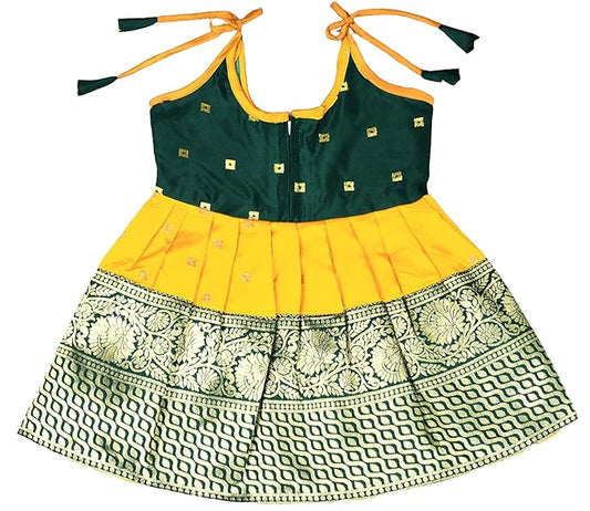 Pattu Frock-RiyaFGold- Just Dropped !