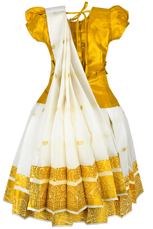 Pattu Pavadai Attachable Half Saree Tissue- Buy Now!