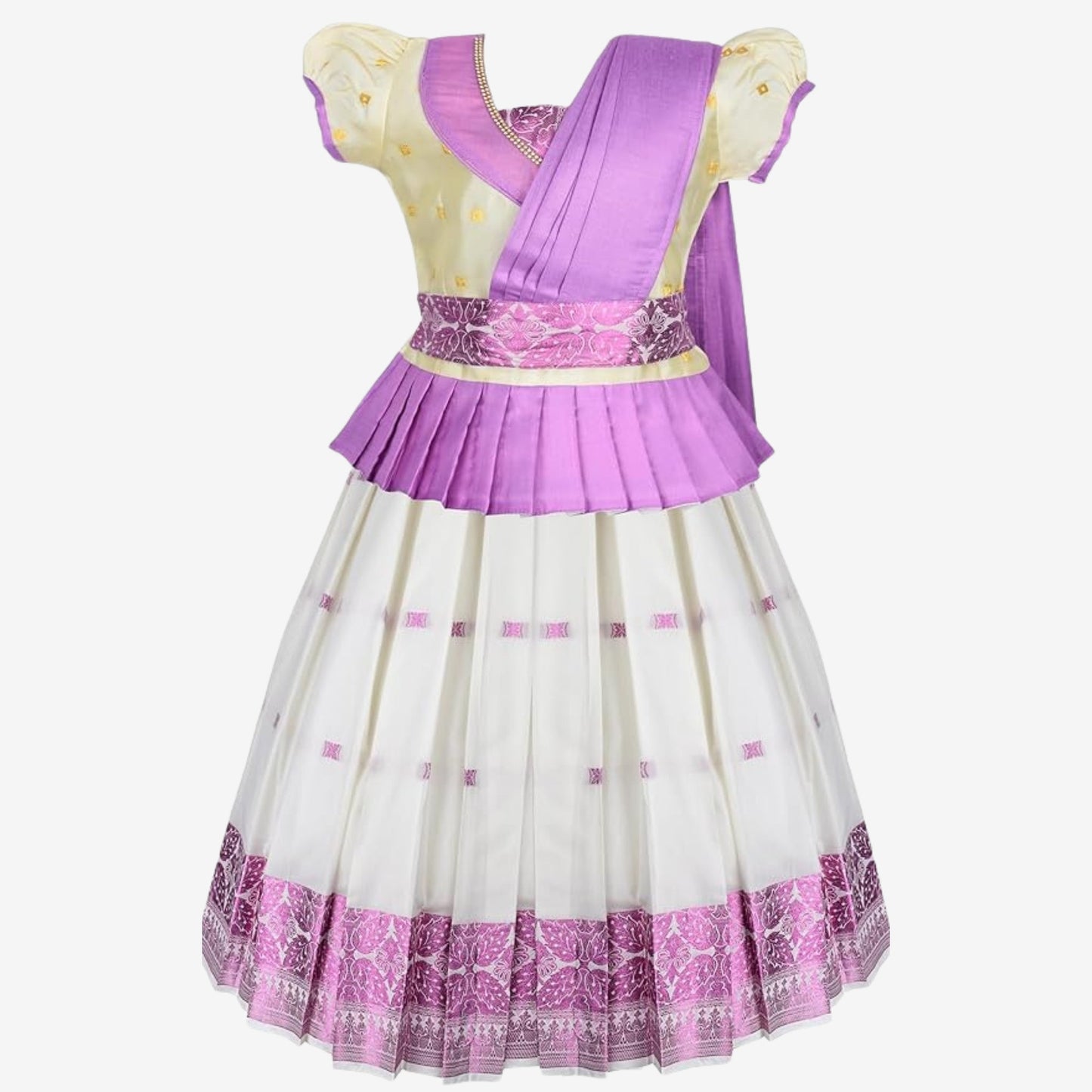 Half Saree Pink- For Your Little One!