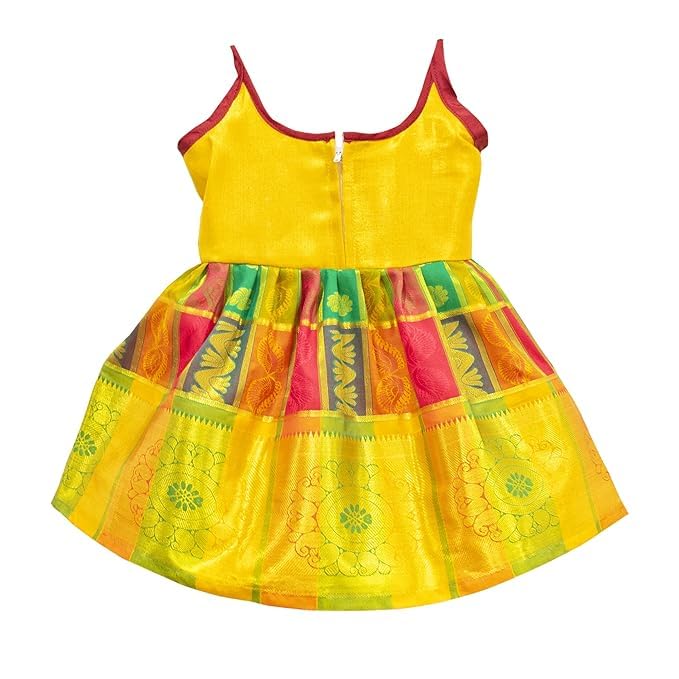 Pattu Frock Royal Baby Yellow- Just Dropped !