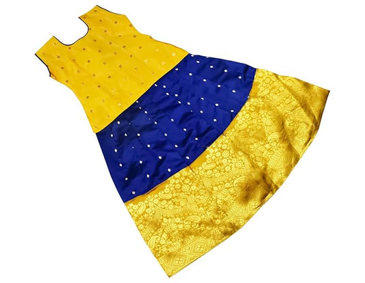 Pattu Pavadai Lehenga Choli-NewB3BGold- Make her Beautiful