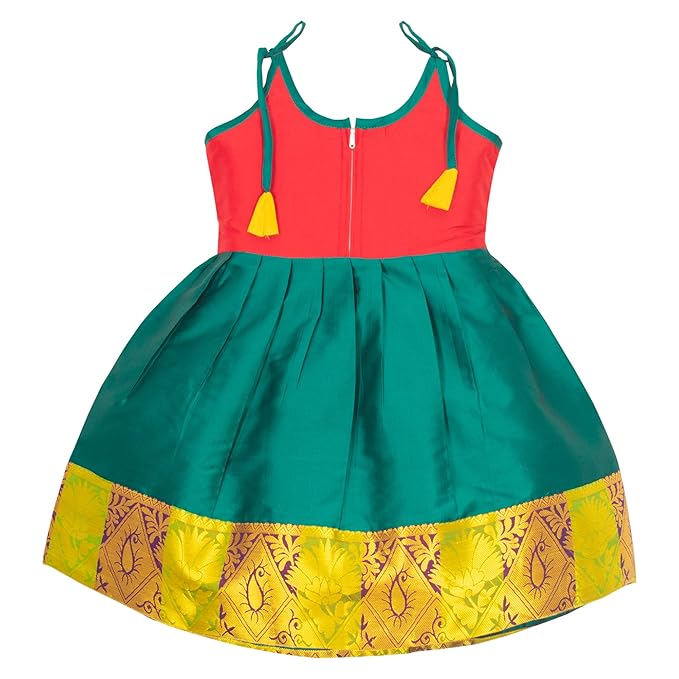 Pattu Frock-AnarkaliRed- Just Dropped !