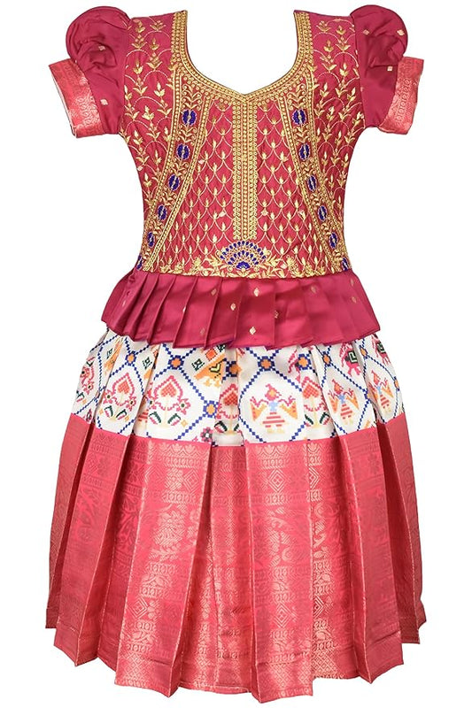 Pattu Pavadai Lehenga Choli- TrendPPTom- Make her Beautiful