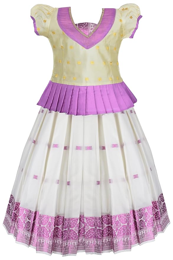 Half Saree Pink- For Your Little One!