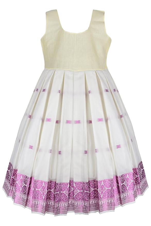 Half Saree Pink- For Your Little One!