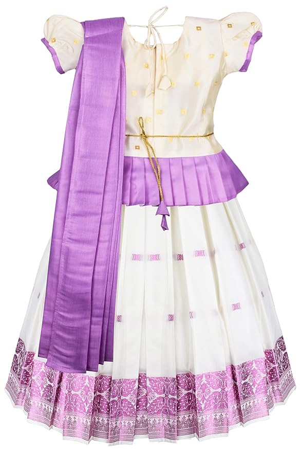 Half Saree Pink- For Your Little One!
