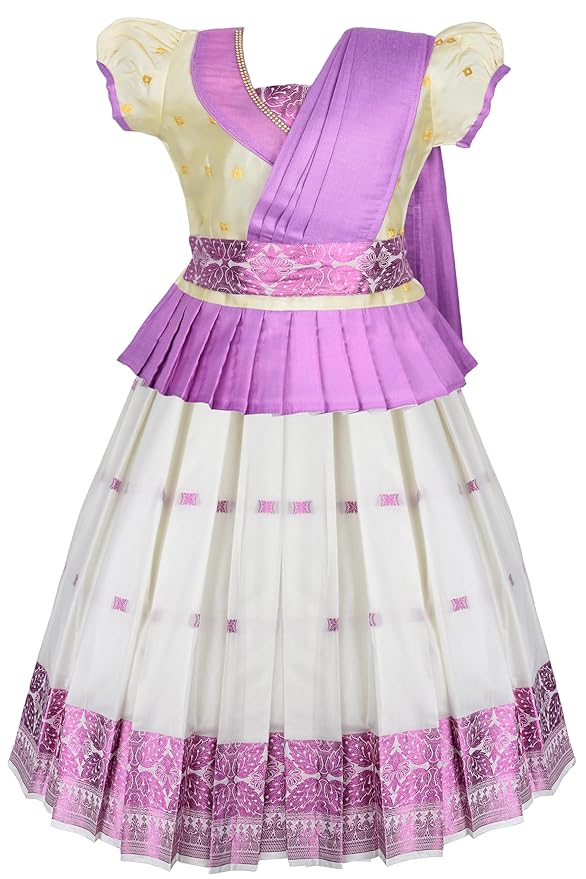 Half Saree Pink- For Your Little One!