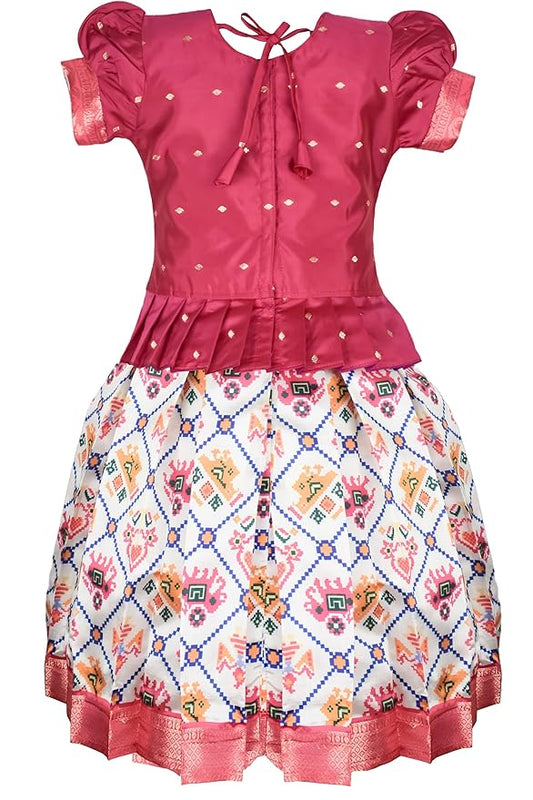 Pattu Pavadai Lehenga Choli- TrendPPTom- Make her Beautiful