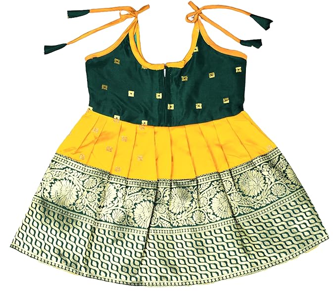 Pattu Frock-RiyaFGold- Just Dropped !